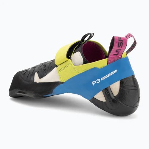 Încălțăminte de cățărare pentru femei La Sportiva Skwama apple green/cobalt blue