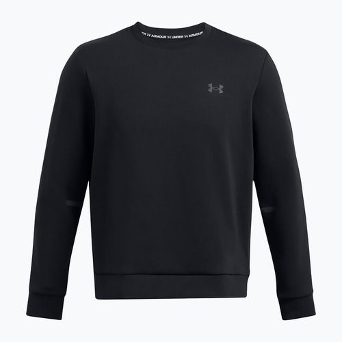 Bluză pentru bărbați Under Armour Unstoppable Fleece Crew black/black