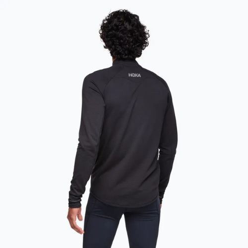 Longsleeve de alergare pentru bărbați HOKA BaseZip LS black