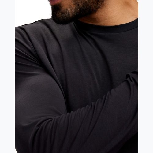 Longsleeve de alergare pentru bărbați HOKA Essential LS Tee black