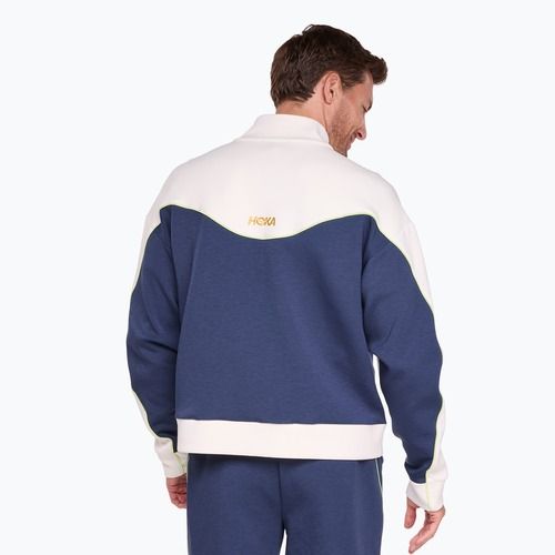 Geacă de alergare pentru bărbați HOKA Kaitoro Knit alabaster / versity navy