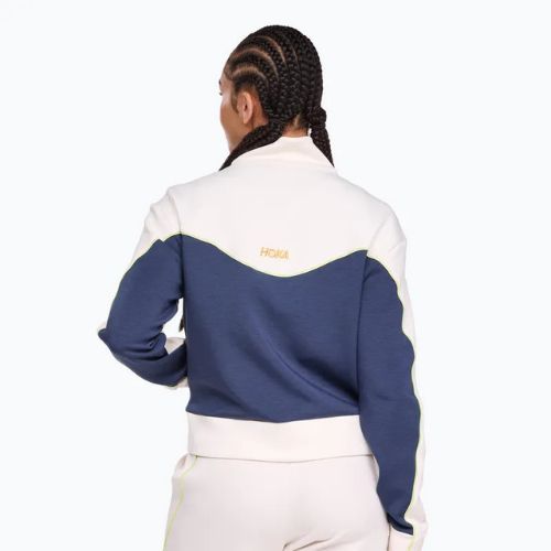 Geacă de alergare pentru femei HOKA Kaitoro Knit alabaster / varsity navy