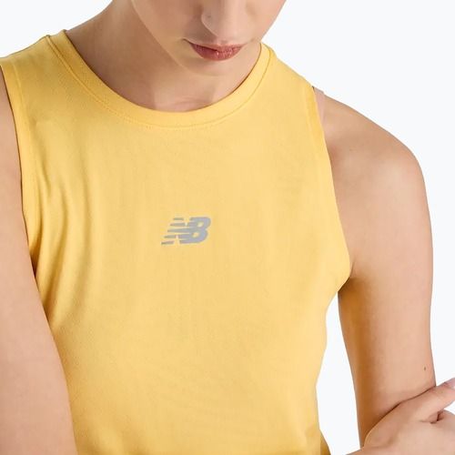 Femei New Balance Jacquard Slim Tank de alergare top clementine