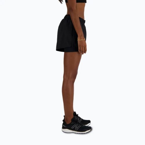 Pantaloni scurți de alergare New Balance Sport Essentials 2IN1 pentru femei, negri