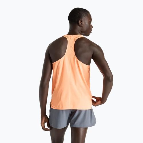 Bărbați New Balance Race Day Ultra Light Singlet hotmango alergare tank top