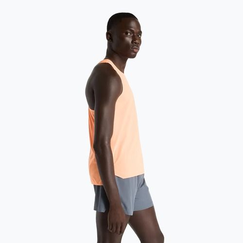 Bărbați New Balance Race Day Ultra Light Singlet hotmango alergare tank top
