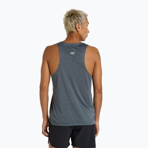 Tricou de alergare New Balance Athletics Reflective graphite pentru bărbați