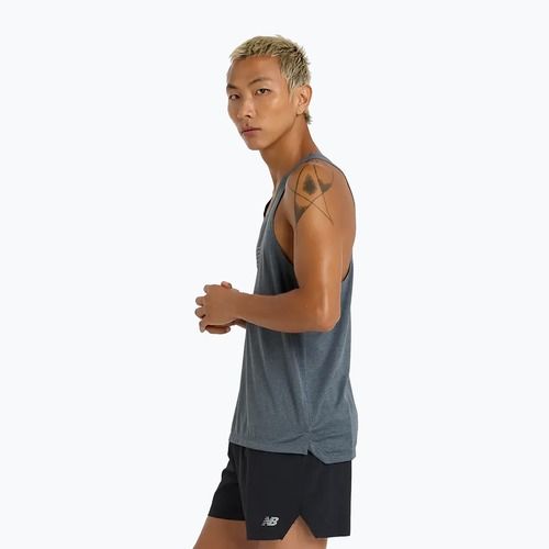 Tricou de alergare New Balance Athletics Reflective graphite pentru bărbați