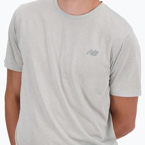 Bărbați New Balance Athletics alerga tricou gre anttletic