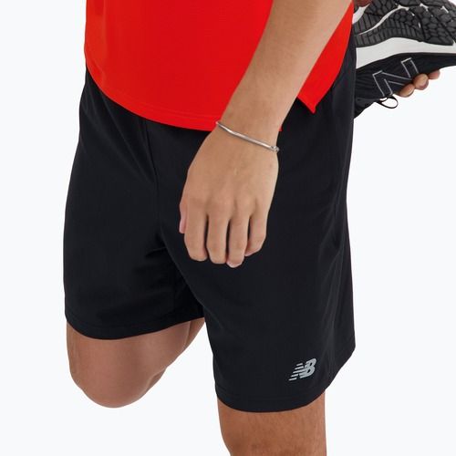 Pantaloni scurți de alergare pentru bărbați New Balance Sport Essential 7" negru