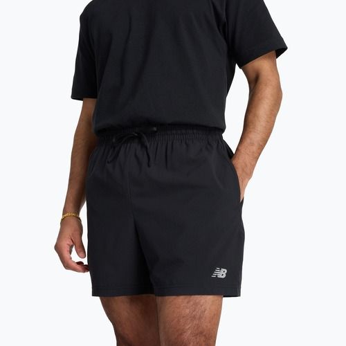 Pantaloni scurți de alergare New Balance Sport Essential 5" pentru bărbați, negri