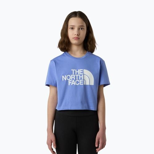 Tricou pentru copii The North Face Crop Easy Tee virtual blue