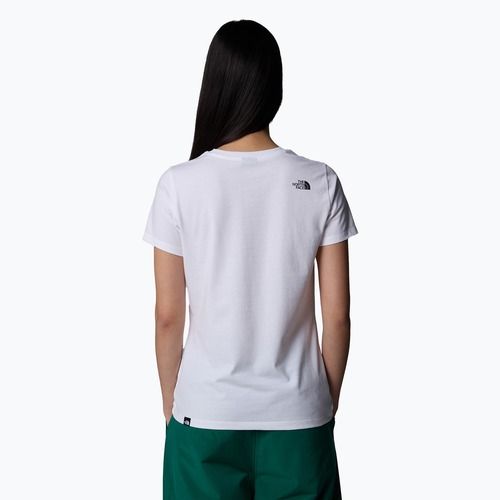 Tricou pentru femei The North Face Simple Dome Slim Tee tnf white