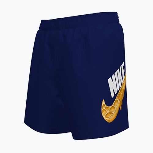 Șort de înot pentru copii Nike Swoosh Waffle 4" Volley midnight navy