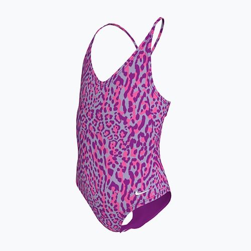 Costum de baie dintr-o piesă pentru copii Nike Wild Lace Up vivid purple