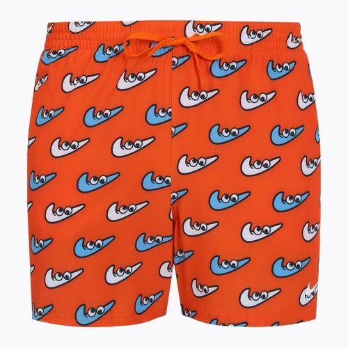 Șort de înot pentru bărbați Nike Multi Print 5" Volley orange blaze