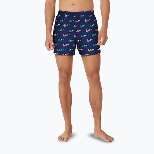 Șort de înot pentru bărbați Nike Multi Print 5" Volley midnight navy