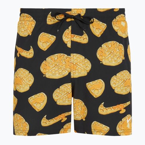 Șort de înot pentru bărbați Nike Multi Print 5" Volley black