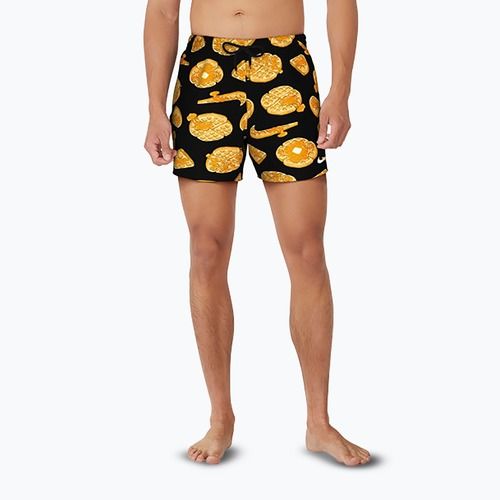 Șort de înot pentru bărbați Nike Multi Print 5" Volley black