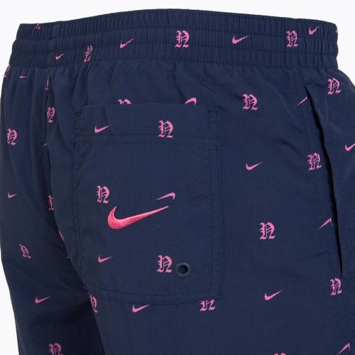 Șort de înot pentru bărbați Nike Luxe Letter 7" Volley midnight navy
