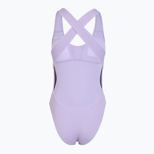 Costum de baie dintr-o piesă pentru femei Nike Elevated Essential Crossback hydrangeas