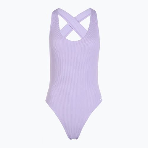 Costum de baie dintr-o piesă pentru femei Nike Elevated Essential Crossback hydrangeas