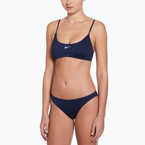 Costum de baie din două piese pentru femei Nike Essential Bralette Bikini midnight navy