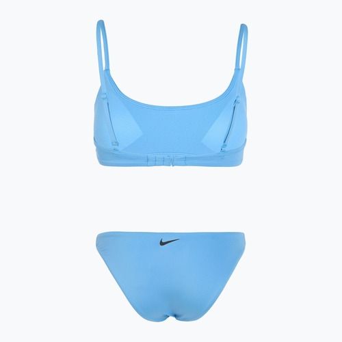 Costum de baie din două piese pentru femei Nike Essential Bralette Bikini university blue