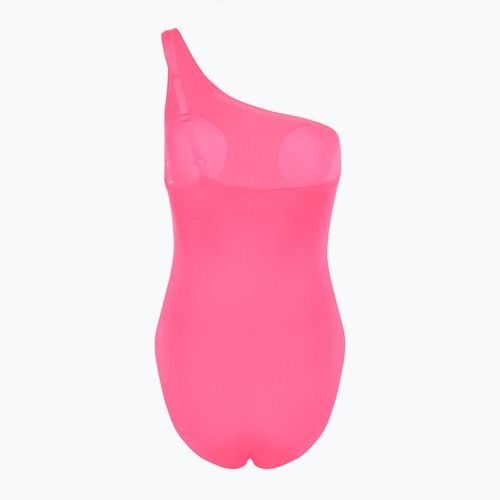 Costum de baie dintr-o piesă pentru femei Nike Essential Asymmetrical hyper pink