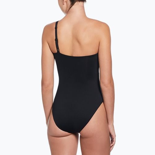 Costum de baie dintr-o piesă pentru femei Nike Essential Asymmetrical black