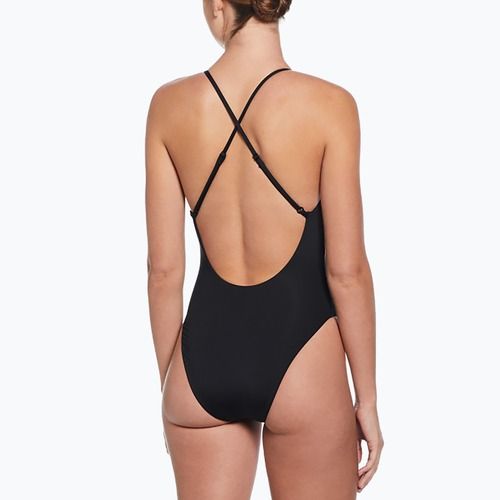Costum de baie dintr-o piesă pentru femei Nike Sneakerkini 2.0 Crossback black