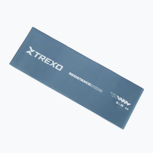 Bandă de rezistență XTREXO TXO-B4Z051-BL 9-11 kg albastră