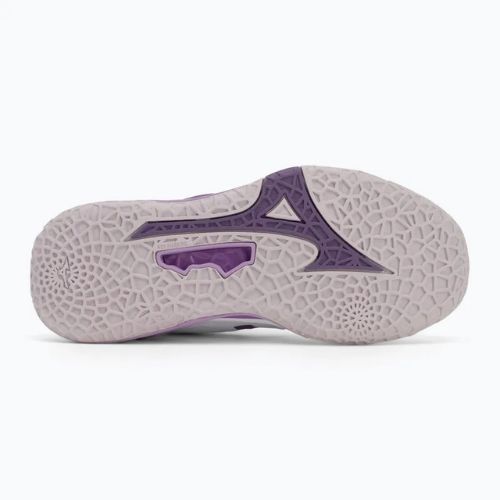 Încălțăminte de handbal Mizuno Wav Stealth Neo 2 white / navy peony / peach parfait