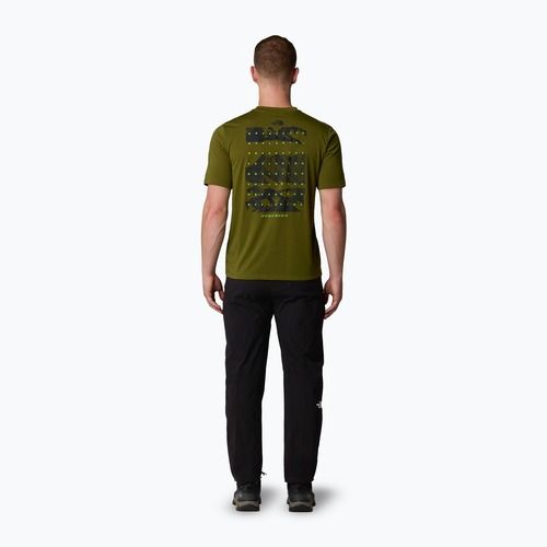 Tricou pentru bărbați  The North Face Foundation Mountains Faces Tee forest olive