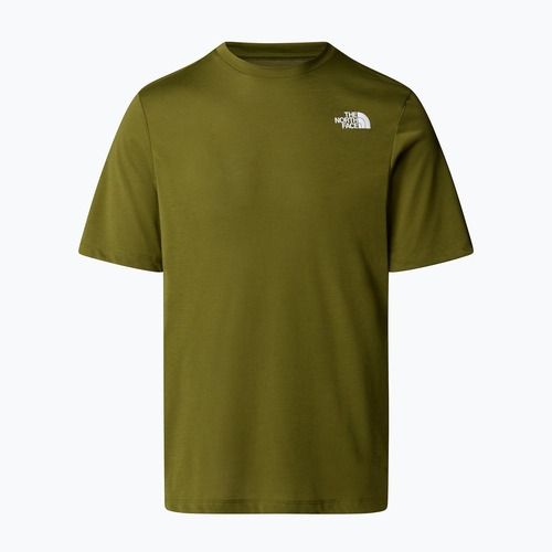 Tricou pentru bărbați  The North Face Foundation Mountains Faces Tee forest olive