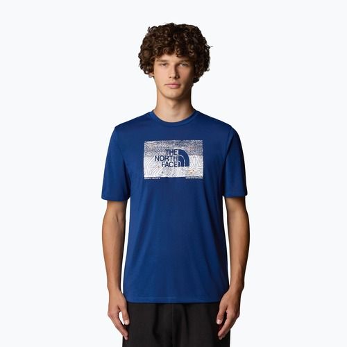 Tricou pentru bărbați The North Face Foundation Abstract Graphic Tee estate blue