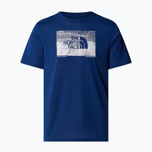 Tricou pentru bărbați The North Face Foundation Abstract Graphic Tee estate blue