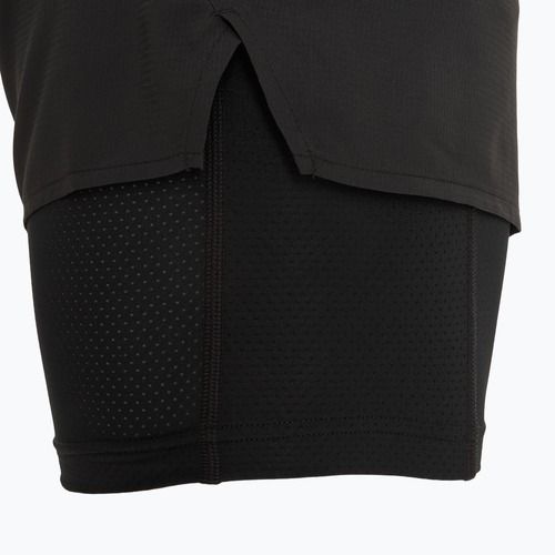 Pantaloni scurți de alergare pentru bărbați Mizuno Trail ER 2IN1 black