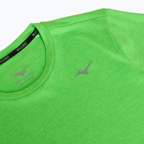 Tricou de alergare pentru bărbați Mizuno Impulse Core Tee green gecko