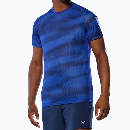 Tricou de alergare pentru bărbați Mizuno DryAeroFlow Graphic Tee reflex blue