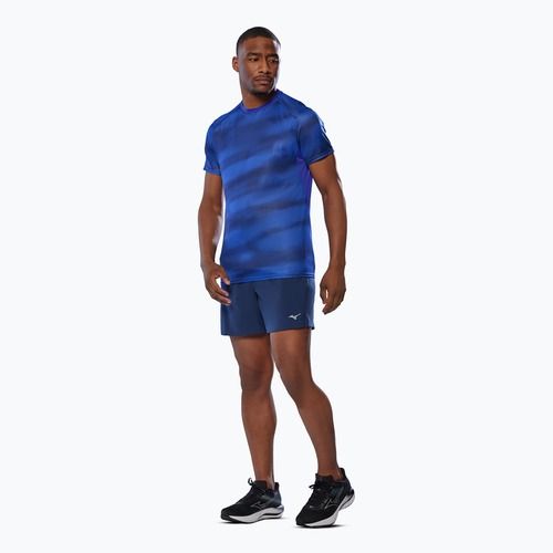 Tricou de alergare pentru bărbați Mizuno DryAeroFlow Graphic Tee reflex blue