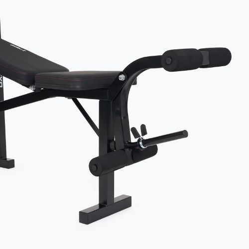 Bancă de antrenament  XTREXO BenchFit Lite cu suport și bară neagră
