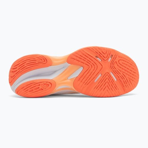 Încălțăminte de volei pentru femei ASICS Netburner Ballistic FF 4 white/vivid coral