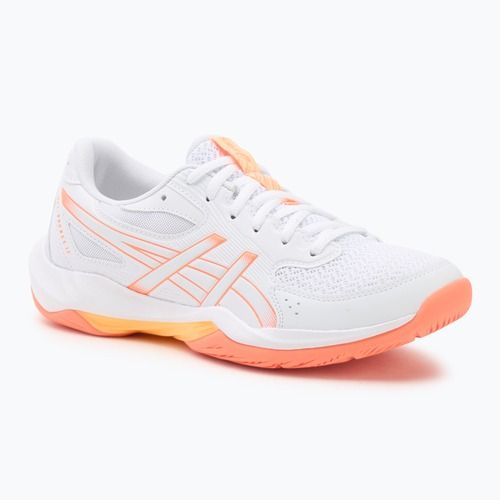 Încălțăminte de volei pentru femei ASICS Gel-Rocket 12 white/vivid coral