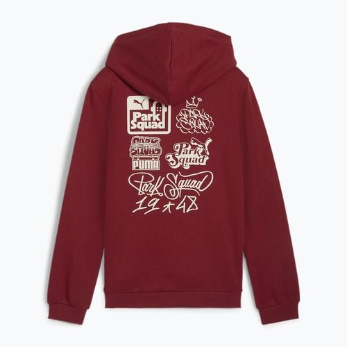 Hanorac pentru copii PUMA ESS+MIS 90s Hoodie FL intense red