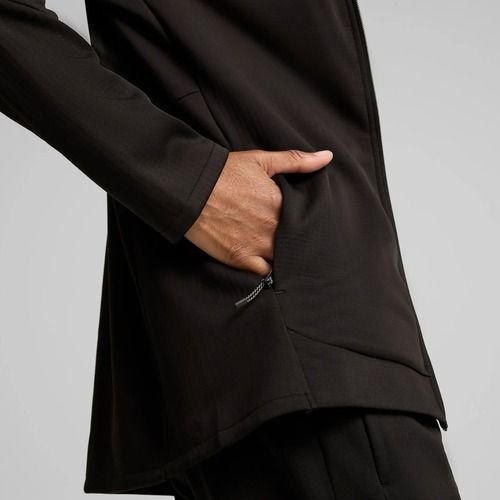 Hanorac pentru bărbați  PUMA Evostripe Warm Hoodie FZ DK puma black