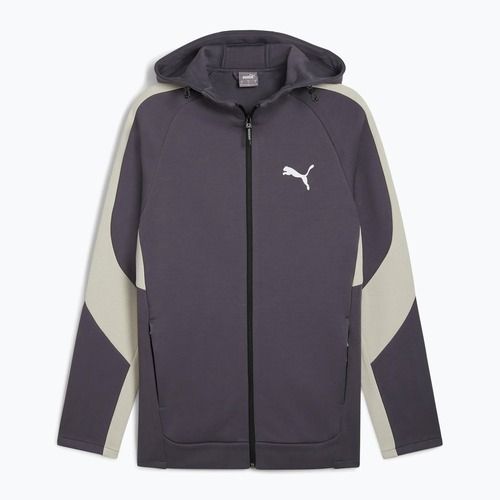 Hanorac pentru bărbați PUMA Evostripe Hoodie FZ DK galactic gr