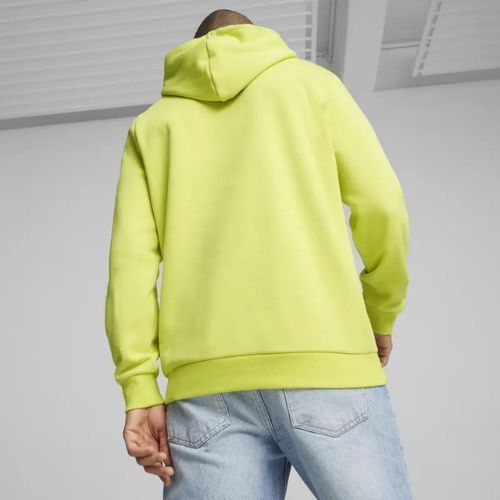 Hanorac pentru bărbați  PUMA Essentials Big Logo Hoodie FL lime sheen