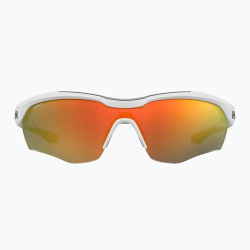 Ochelari de soare pentru bărbați Under Armour Yard Pro matte white/orange multilayer oleophobic