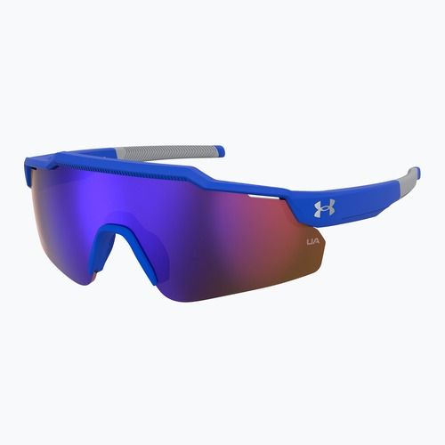 Ochelari de soare pentru copii Under Armour Levelup Jr S3 matte blue grey/infrared